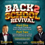 Oakwood University Church Presents Back to School Revival Part 1