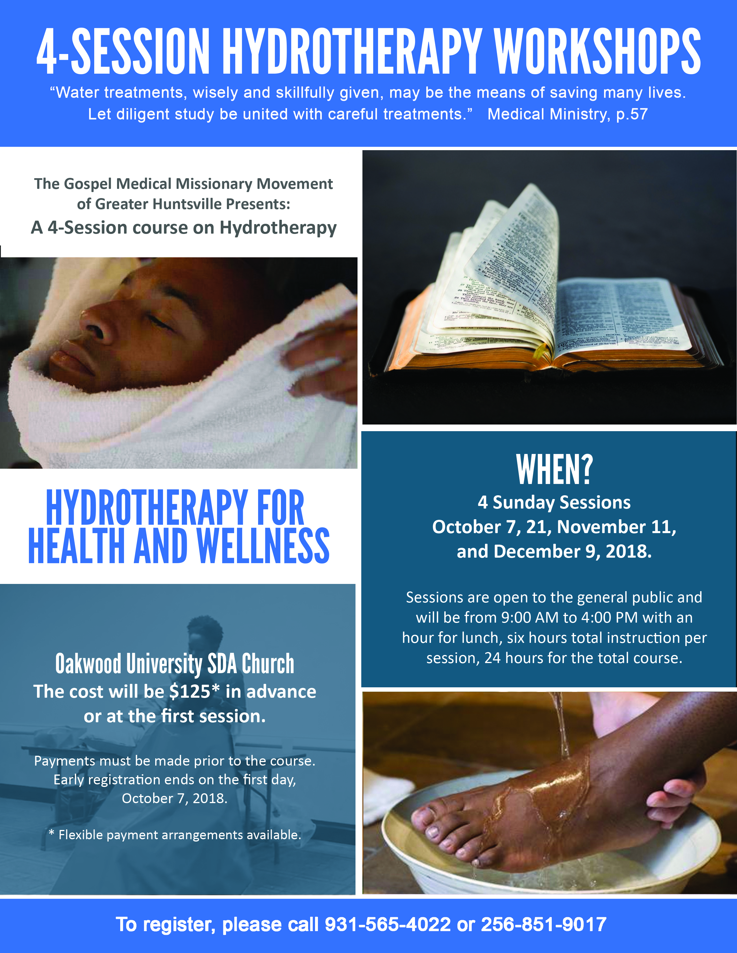 2018 Hydrotherapy Workshop