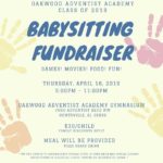 Oakwood Adventist Academy Class of 2019 Babysitting Fundraiser
