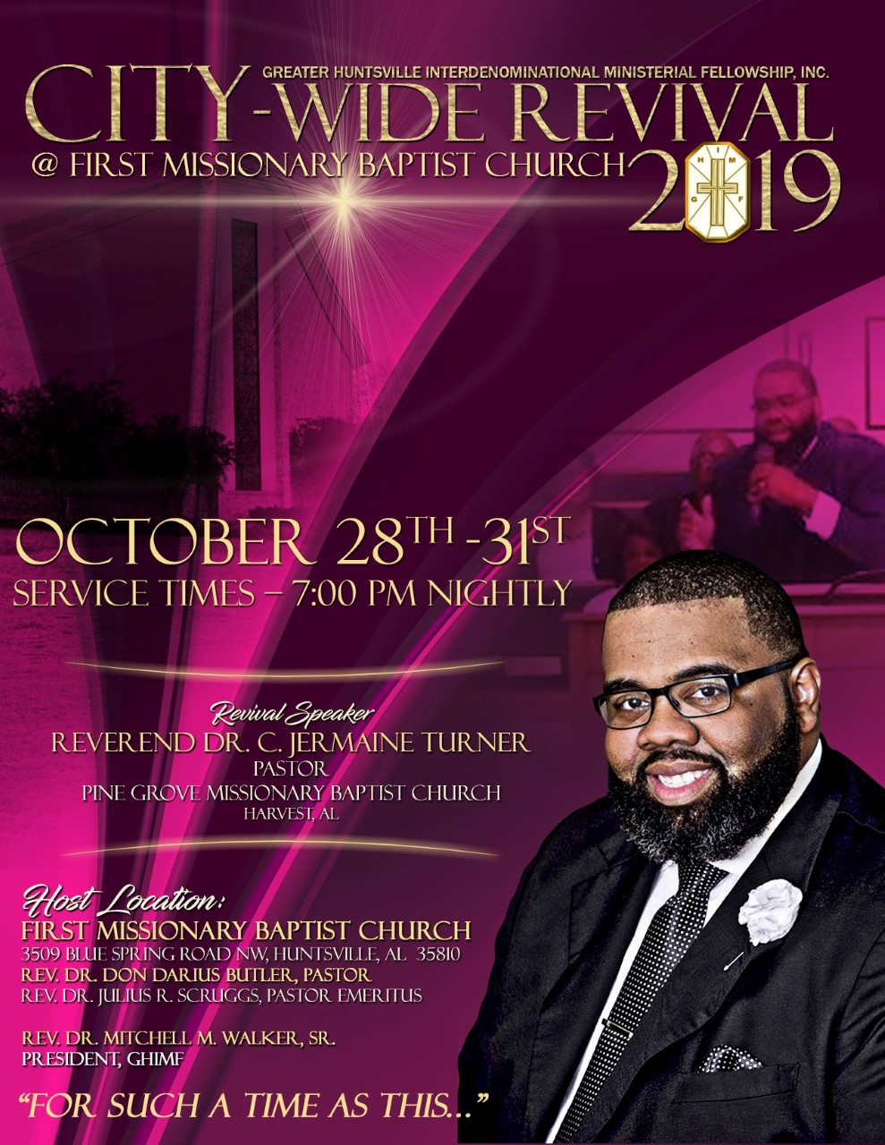 The Greater Huntsville Interdenominational Ministerial Fellowship hosts Citywide Revival