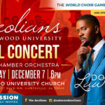 The Aeolians of Oakwood University Fall Concert